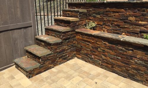 Stone Veneer steps