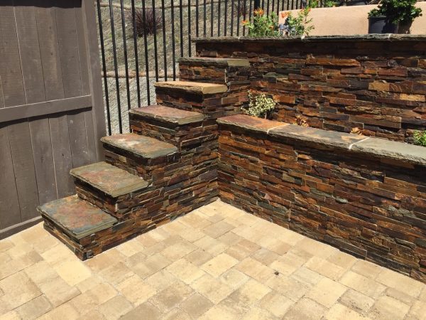 Stone Veneer steps